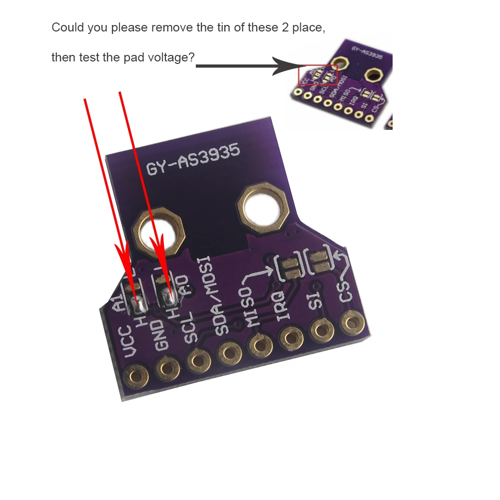 Arduino Kit - وحدة استشعار كاشف البرق GY-AS3935، لوحة