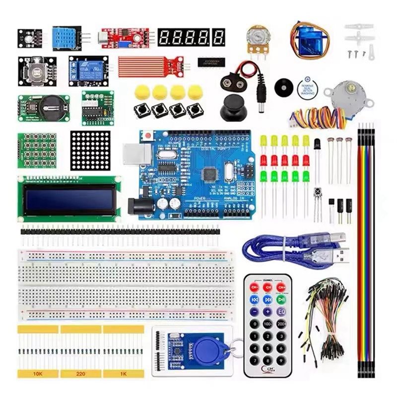 Arduino Kit - مجموعة أدوات ABDE-RFID للمبتدئين لأردوينو UNO