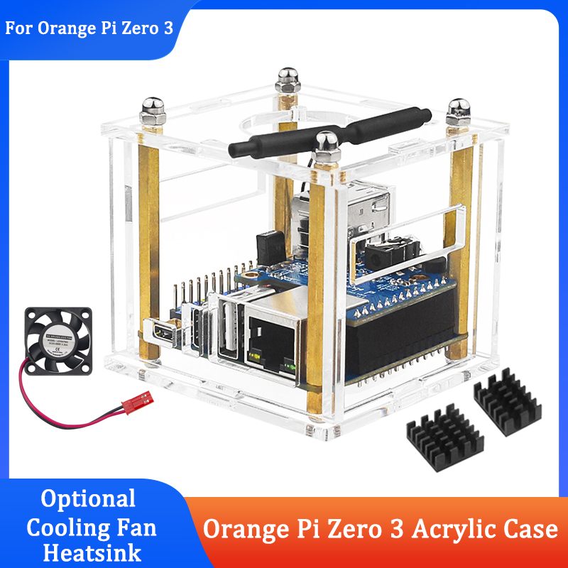 Pi Cooler - حافظة أكريليك لـ Orange Pi Zero