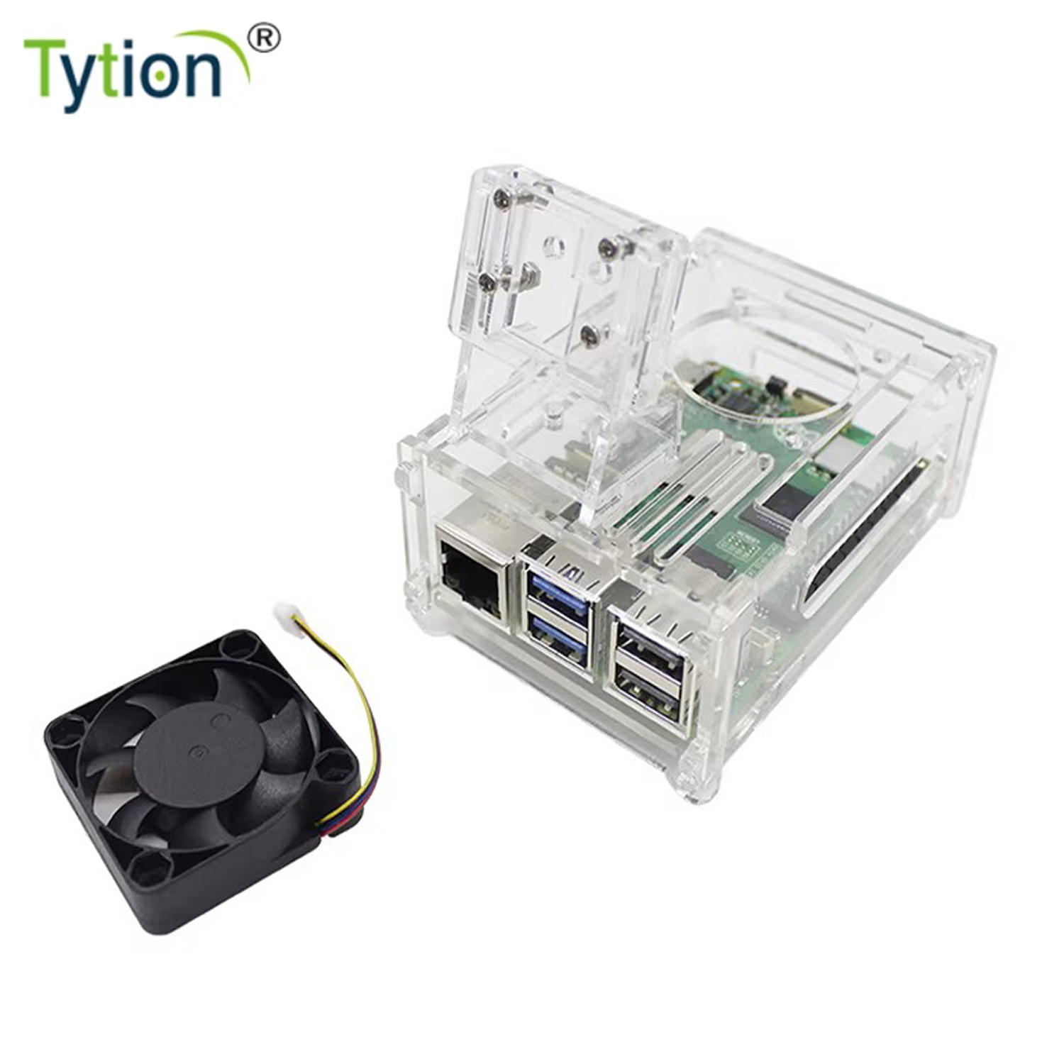 Pi Cooler - علبة أكريليك لـ Raspberry Pi 5