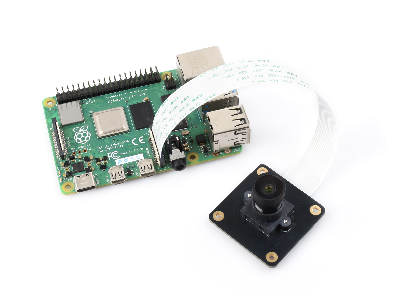 كاميرا Waveshare IMX296 1.6MP  - مراجعة Raspberry Pi Global Shutter Camera Imx296 وسعره