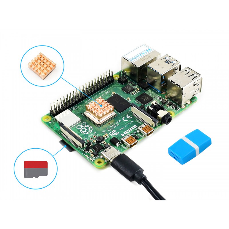 مجموعة أدوات البداية لجهاز Ras - مراجعة Raspberry Pi 4 وسعره
