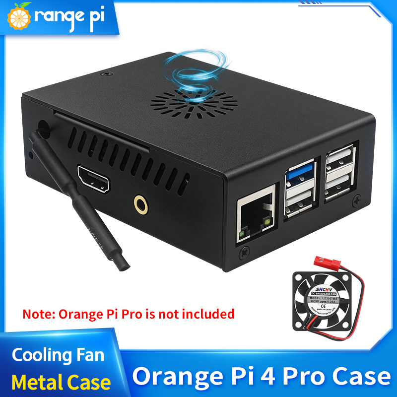 علبة معدنية سوداء واقية لـ Ora - مراجعة Pi Cooler وسعره