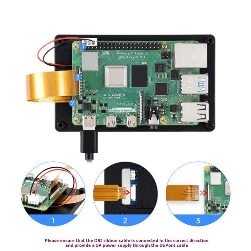 شاشة LCD متوافقة مع لوحة راسبي - مراجعة Raspberry Pi 4 وسعره