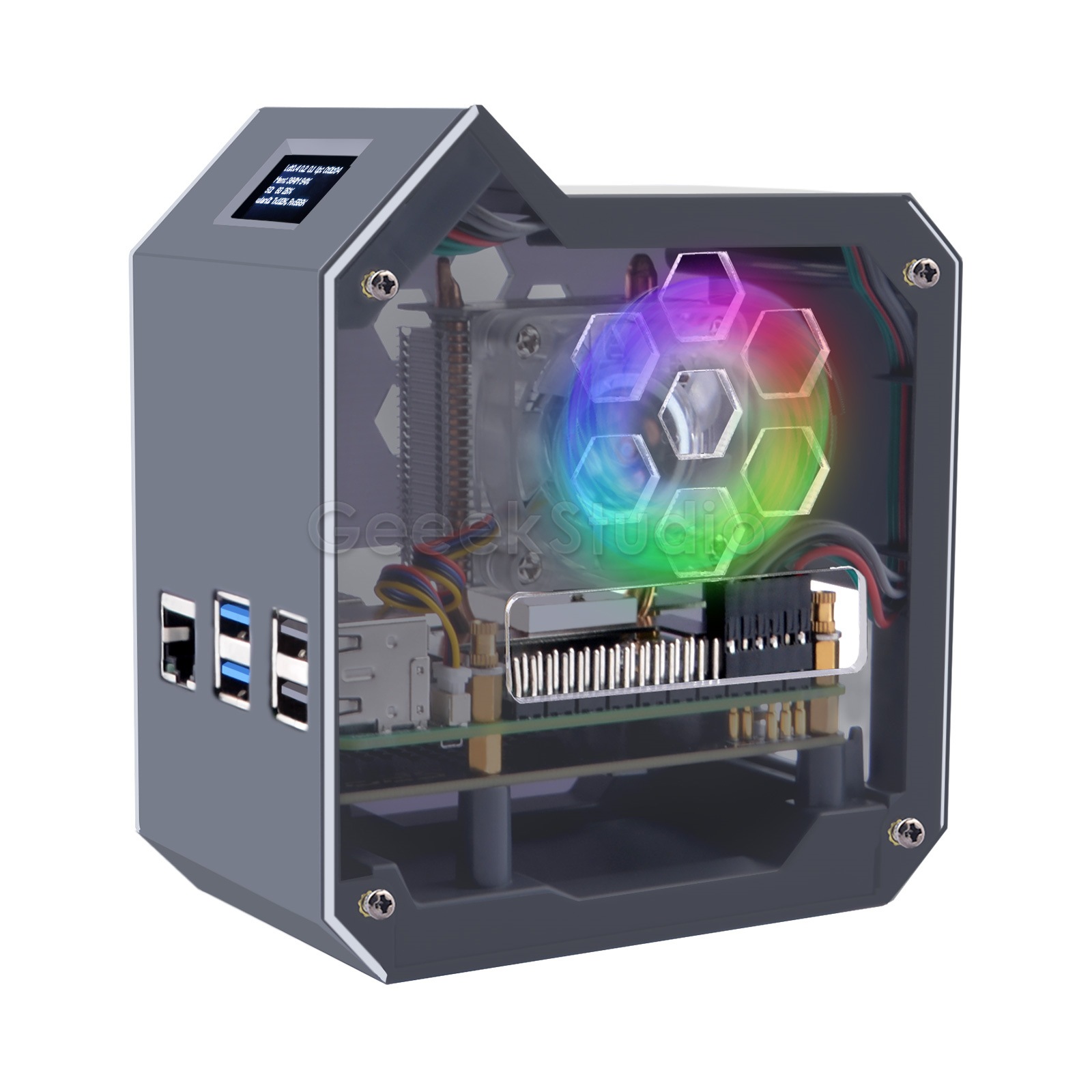 طقم NAS NVMe صغير N07 ، Raspbe - مراجعة Pi 5 Case وسعره