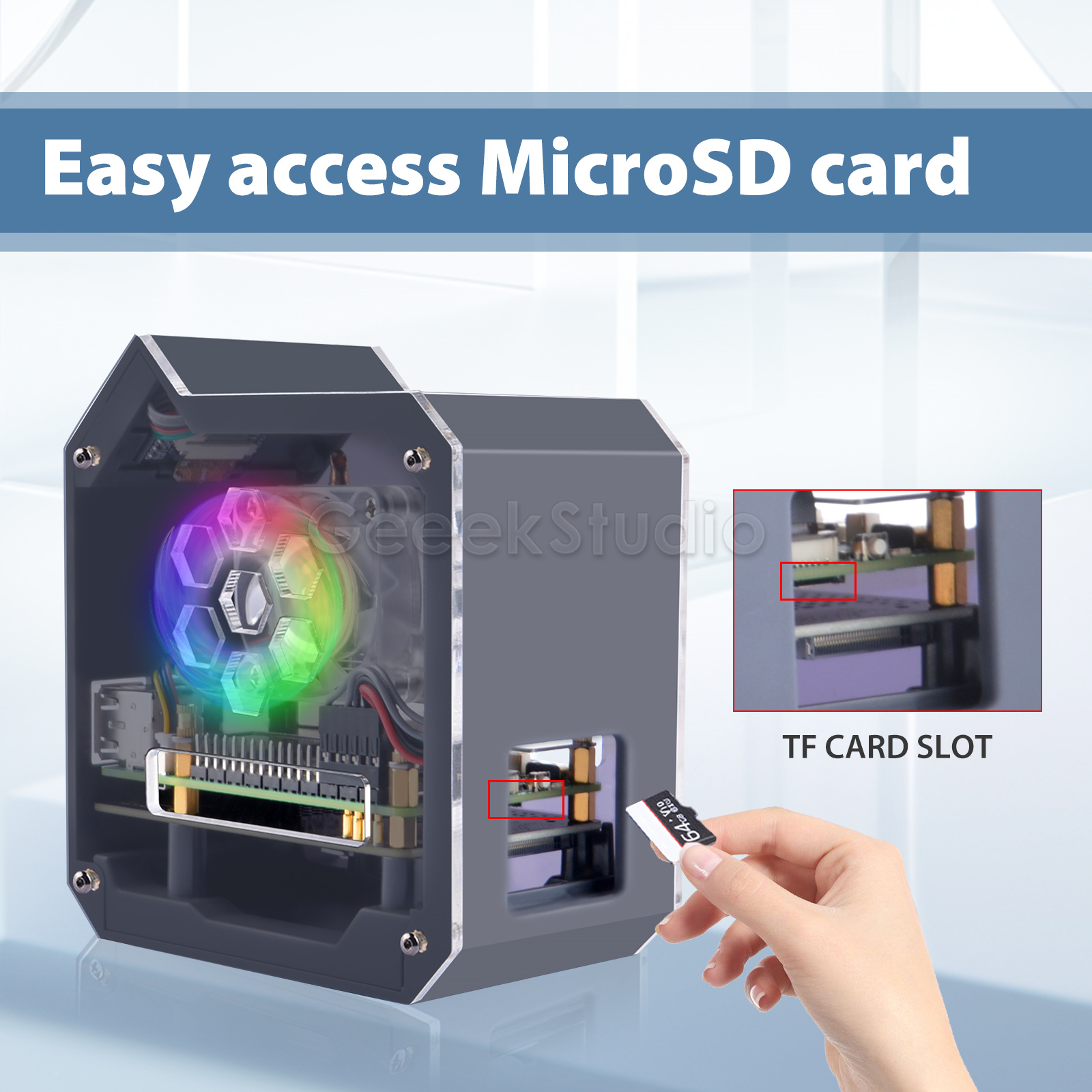 طقم NAS NVMe صغير N07 ، Raspbe - مراجعة Pi 5 Case وسعره
